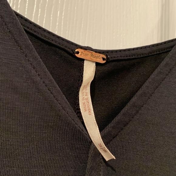 Free People Wrap Surplice Long Sleeve Top - Picture 3 of 5